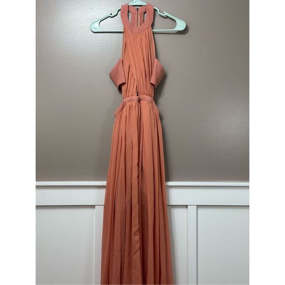 The JETSET DIARIES Revovle Carla Maxi Cut Out Detailing Lined Dress Women's XS - Picture 2 of 12